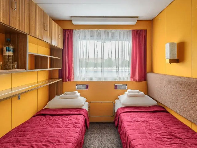 Каюта теплохода «Юрий Андропов»